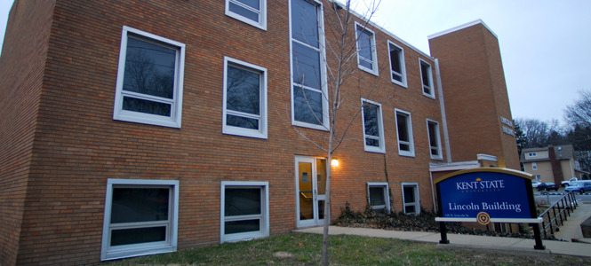 The Lincoln Building across the street from campus. Photo by Matt Unger.