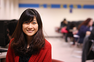 Xiaorui "Rae" Li, senior accounting major. Photo by Chelsae Ketchum.