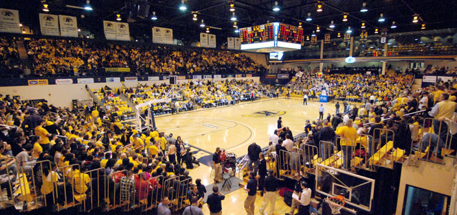 The M.A.C. Center sold out on March 4, 2011 for the Kent v. Akron game. File photo by Matt Hafley.