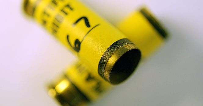 .38 caliber shells I found at the Yale archive. Photo submitted by Alan Canfora.