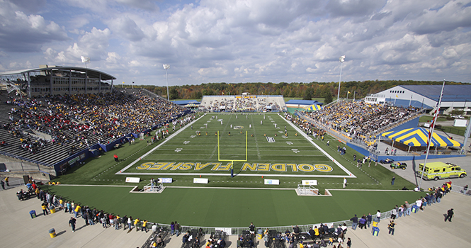 Dix Stadium on September 29, 2012 during Kent's 45-43 win over Ball State. Photo by BRIAN SMITH.