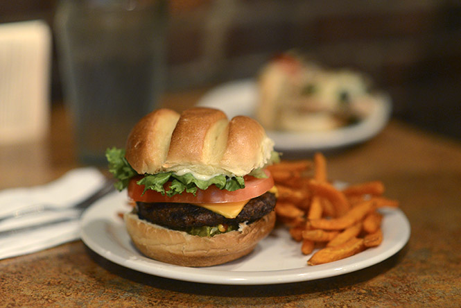 A cheeseburger with "the works" at Ray's Place. Photo by Jenna Watson.