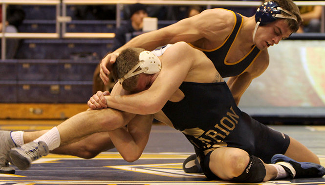 Kent State defeated Clarion 20-10 on Jan. 20, 2013 in the MACC. Photo by Adrianne Bastas.