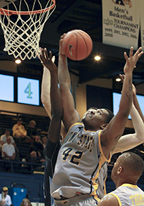 Senior forward Darren Goodson scores for Kent State in the MAC Center, Sunday Nov. 17, 2013. Kent State defeated Saint Peters 75-58. Photo by Kristi R. Garabrandt.