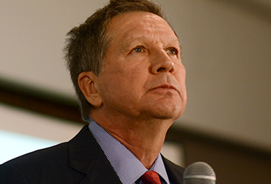 Governor John Kasich speaks at the Ohio Newspaper Association conference, Friday, Feb. 6, 2014. Kasich gave his State of the State speech at Medina High School, Monday evening, Feb. 24, 2014, discussing how education early on can later lead to job growth.