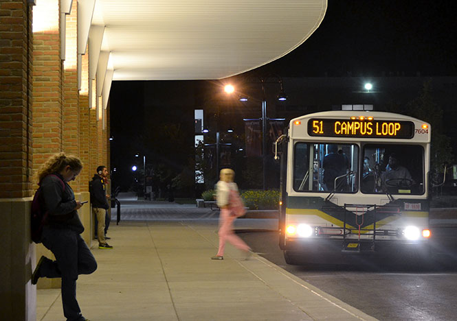 Campus Loop Route at the Student Center