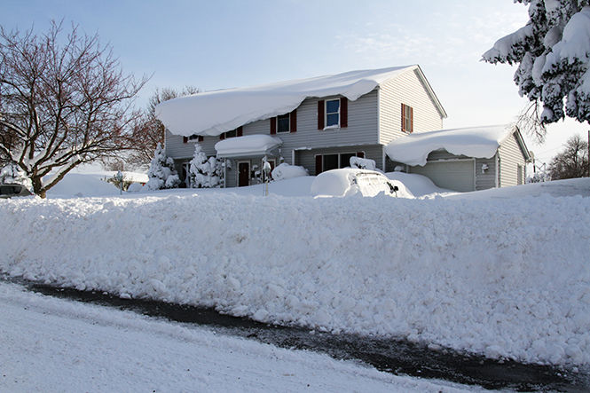 The Kent State football game against the University at Buffalo was postponed after more than four feet of snowfall in Buffalo, New York on Monday and an additional two feet expected on game day, November 19, 2014.