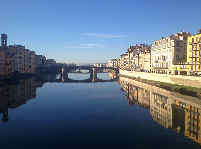 Arno River in Florence, Italy