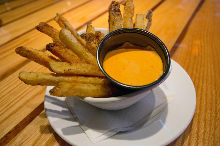 Seasoned truffle fries served at Bar 145 on July 29, 2015.