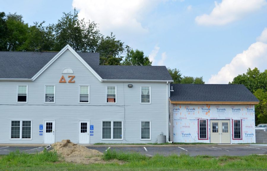 FILE: The new addition of the Delta Zeta house on Tuesday, Sept. 8 2015.