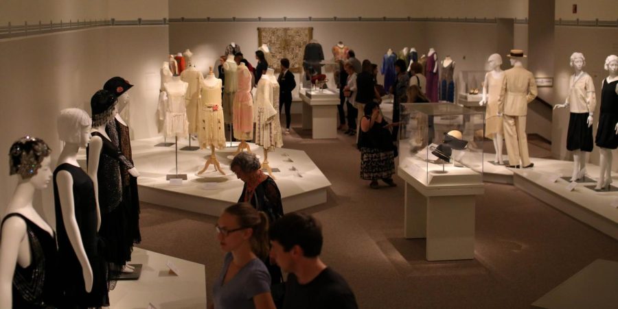 The Kent State Fashion Museum hosts the opening reception for their new exhibit called Flapper Style: 1920s Fashion, on Thursday Sept. 24, 2015.