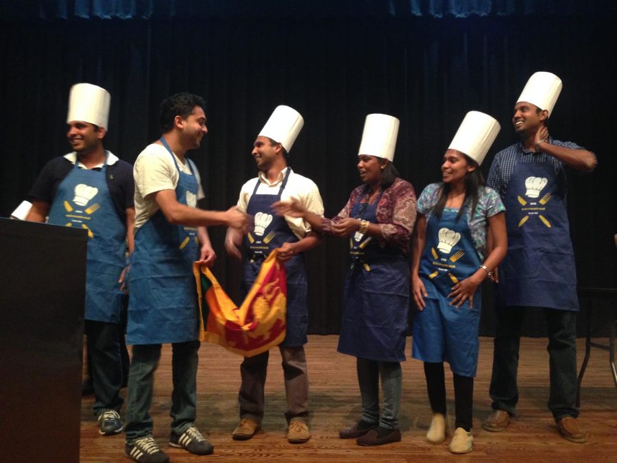 Team Sri Lanka during its victory at the International Cook-Off on Nov. 19, 2015.