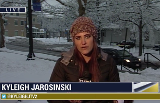 Kyleigh Jarosinski explains how slushy road conditions can affect your ability to stop quickly on the roads. 