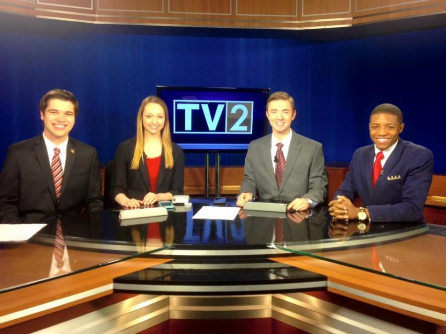 The newscast talent wore red today in support of 'National Wear Red Day' for women's heart health awareness. 