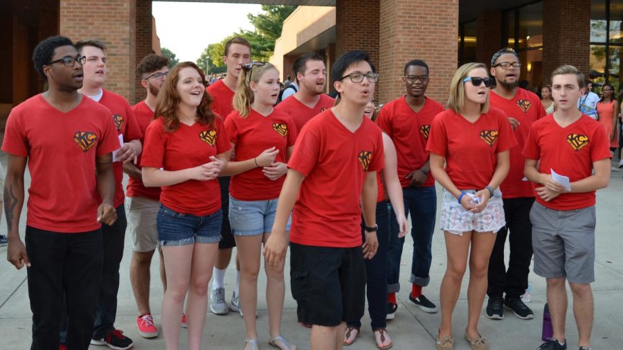 The Kent Clarks perform at Blastoff at Risman Plaza on Aug. 30, 2016.