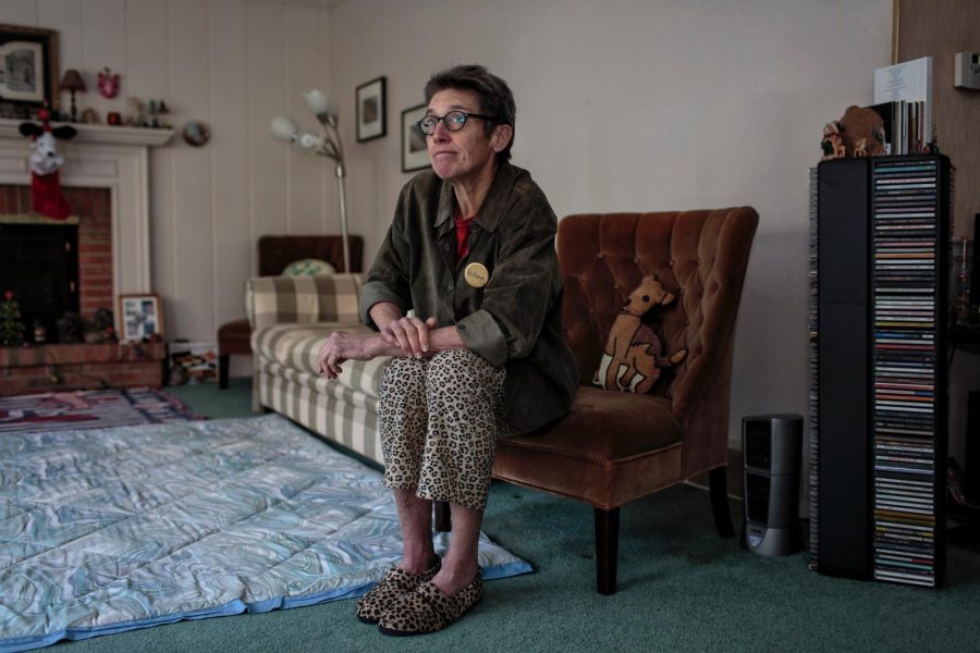 Portrait of Suzanne Holt at her home in Kent, Ohio on Tuesday, Nov. 22, 2016.