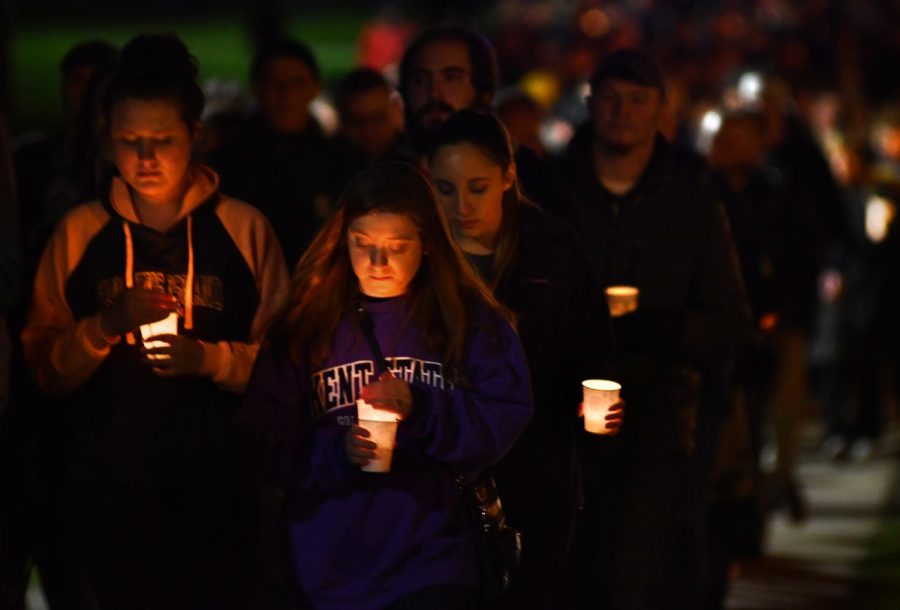 Annual May 4 candle light vigil on May 3, 2017.