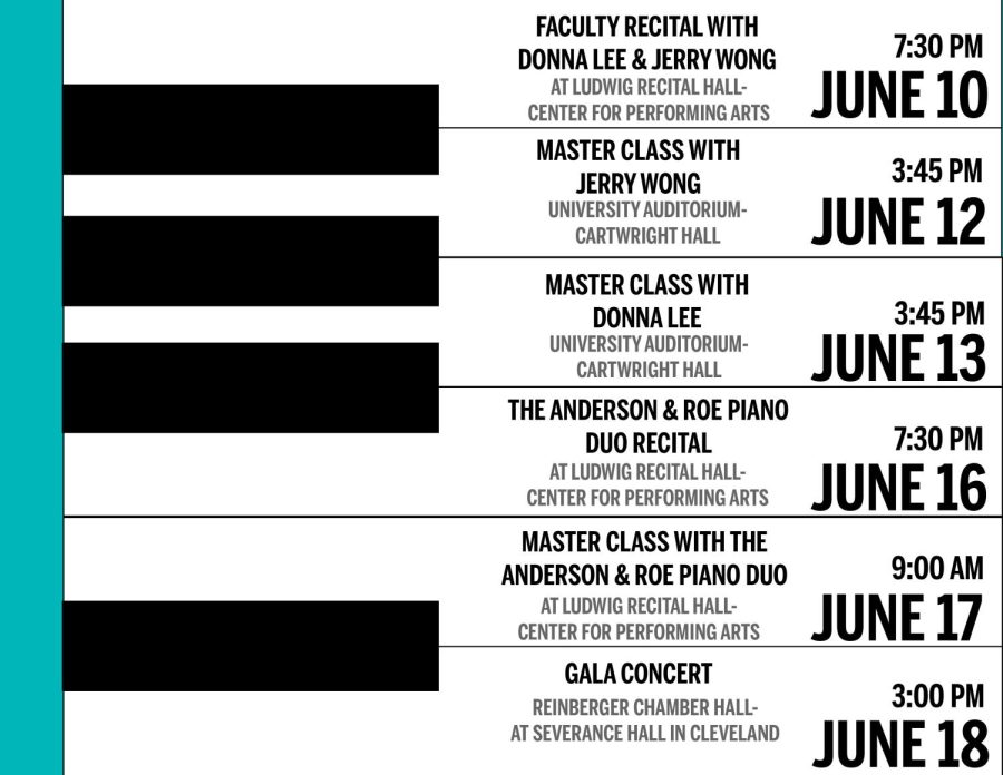 Piano Graphic Schedule