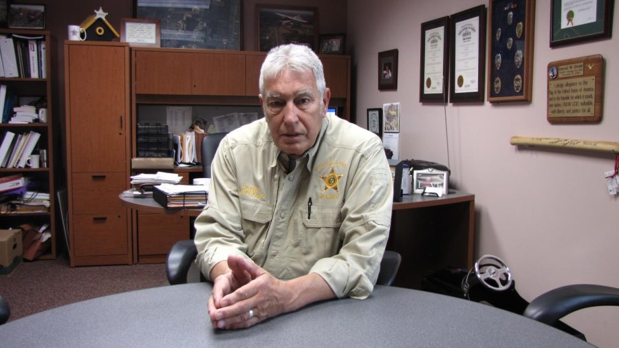 David Doak, Portage County Sheriff since January 2009, sits in his office at the Portage County Justice Center in Ravenna on Sept. 14, 2017. 