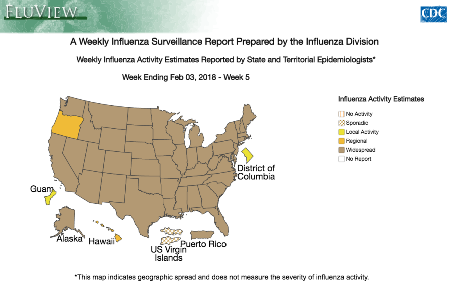 The H3N2 influenza flu has affected the entire country, targeting young children, the elderly and those with chronic illnesses.