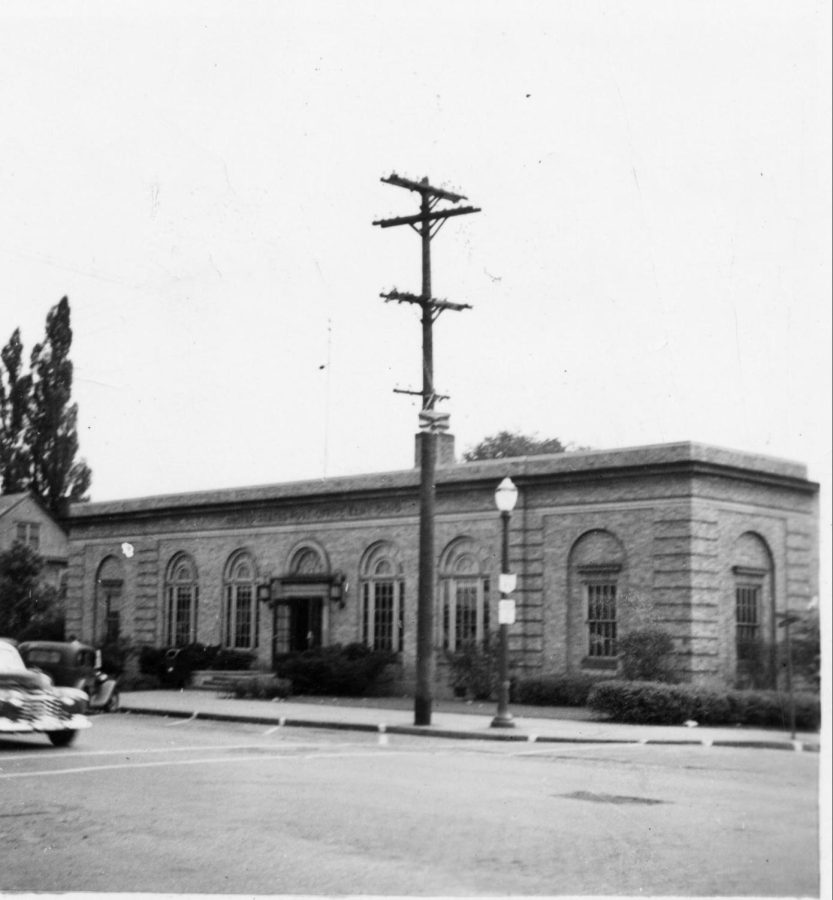 A photo of the building from 1942