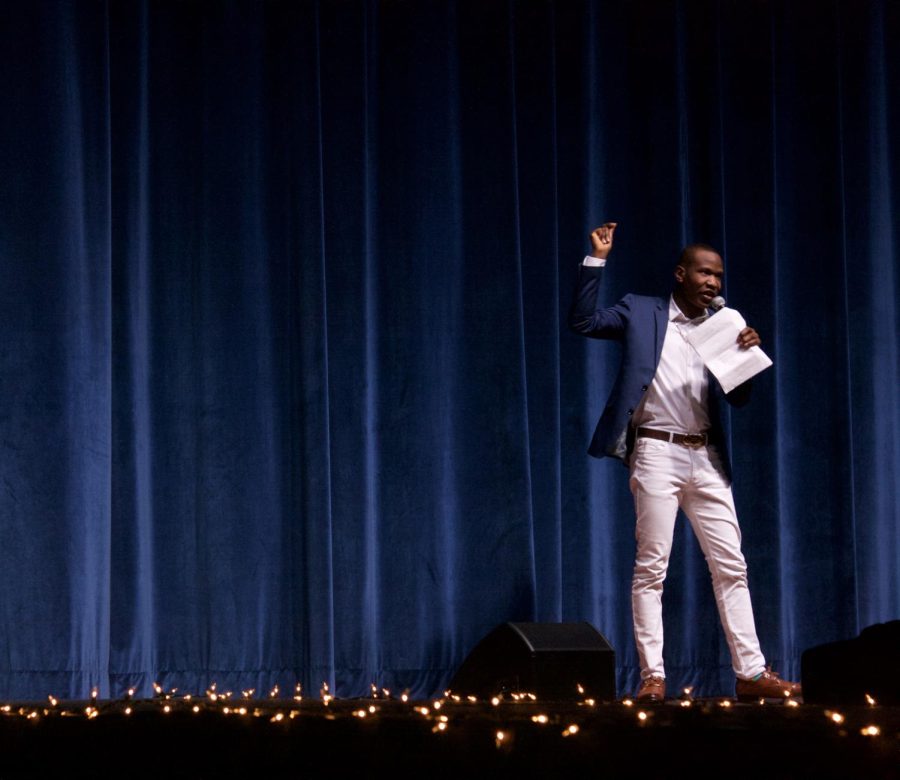 Comedian Dami Olatunde hosted the “54 Shades of Africa,” on Friday night, representing Africa and its culture. Kent African Student Association presented the night at the Kent Student Center Ballroom.