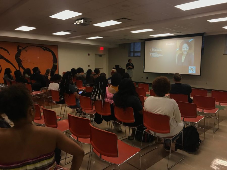 Black United Students had their first meeting at Oscar Ritchie to talk about what they're planning for its 50th anniversary. 