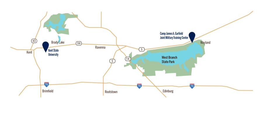 Map of Camp James