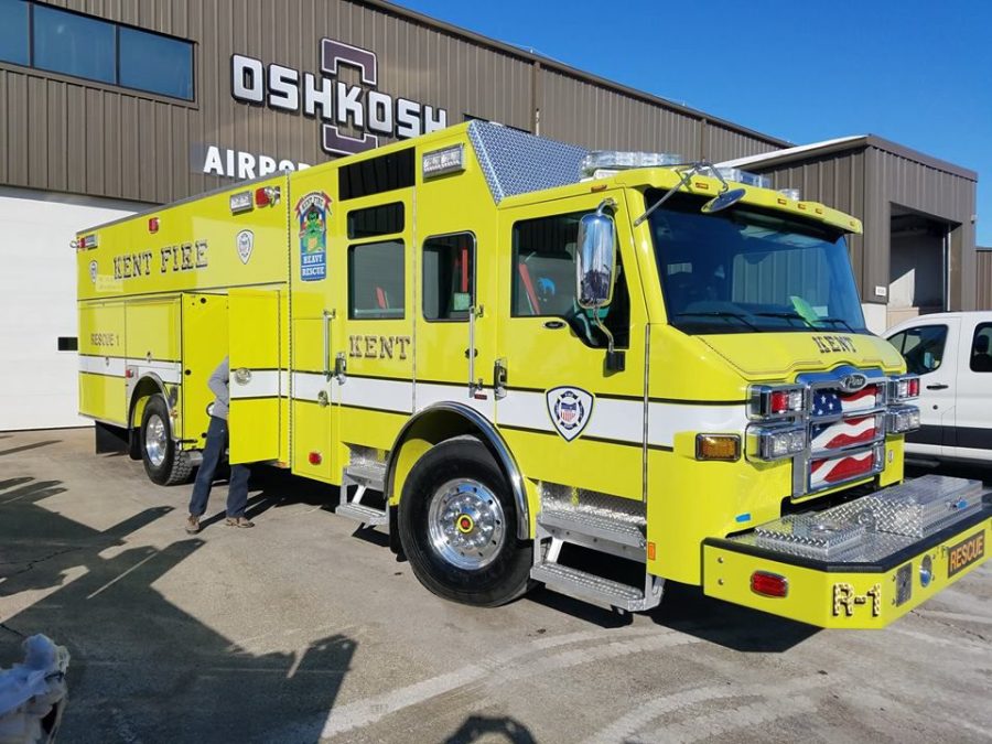 The new fire truck model coming to the City of Kent Fire Department. Courtesy of the Kent Fire Department 