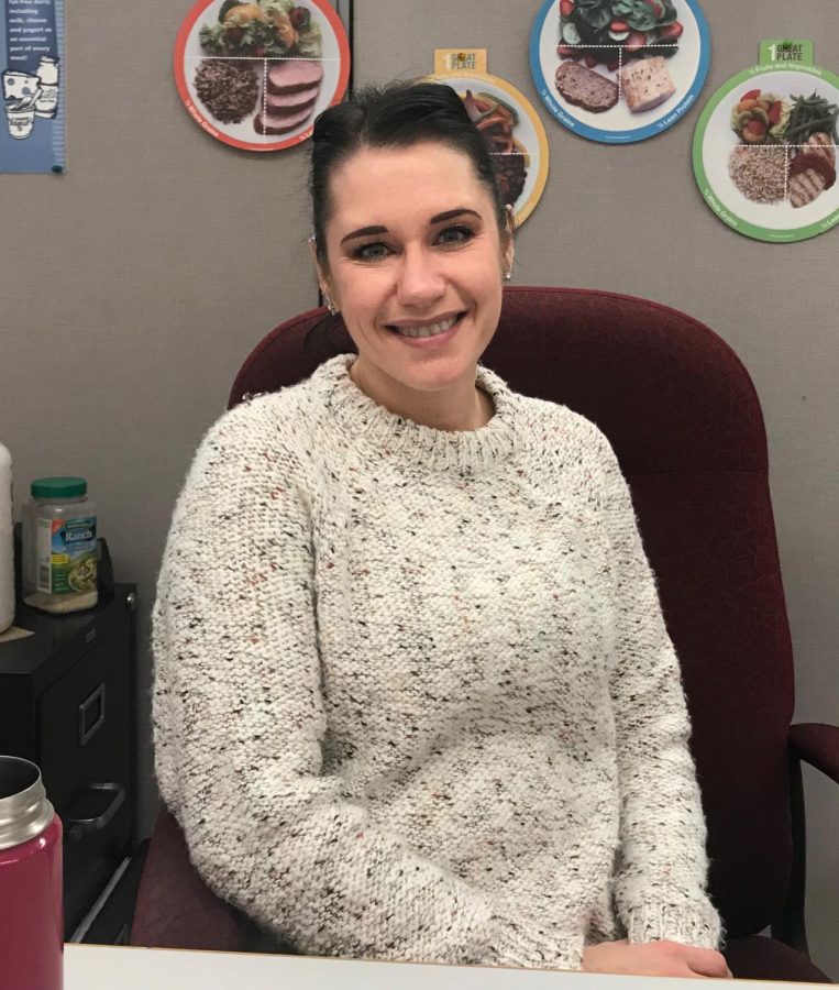 Tanya Falcone, the coordinator for the Center of Nutrition Outreach at Kent State, poses for a photo. 