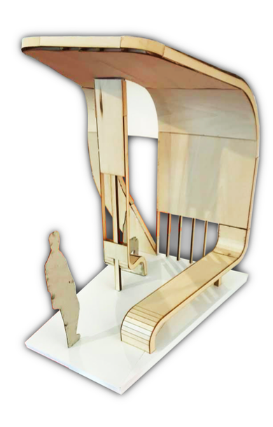 Model plans for the charging stations to be placed on campus.