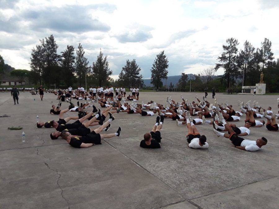 Cadets train in Honduras. Senior public health major cadet Jared Howard traveled to Honduras last summer as part of the Cultural Understanding and Leadership Program. 