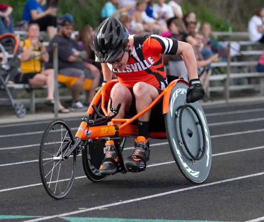 East Liverpool was one of my favorite places to compete in. In this photo, I am heading down the final stretch of the 400m. This is one of my favorite track photos.