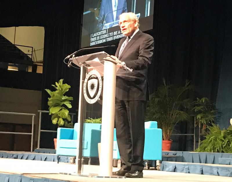 Journalist Bob Woodward spoke at Kent State University on May 4, 2019.