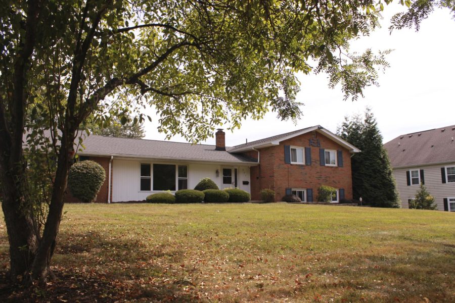 Alpha Xi Delta house sits separate from the rest of the sororities, located on Summit St. Although this sorority is less costly, the house is in the process of renovating.