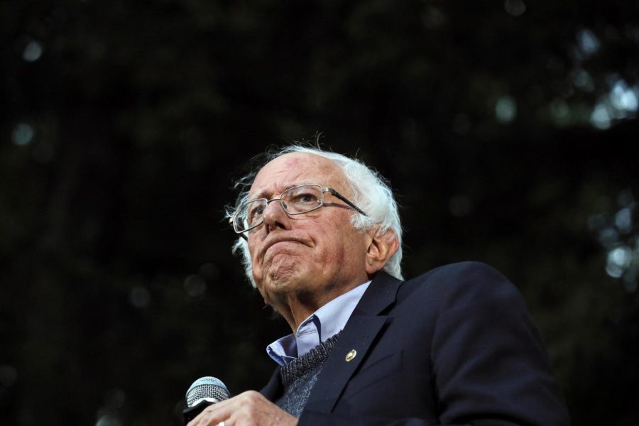 Sen. Bernie Sanders experienced "chest discomfort" and will suspend campaigning "until further notice" after doctors treated a blockage in an artery, senior adviser Jeff Weaver said in a statement.