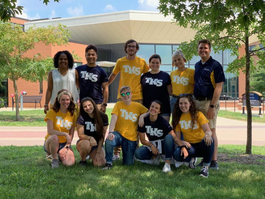 Student leaders for TKS pose for a photo. 