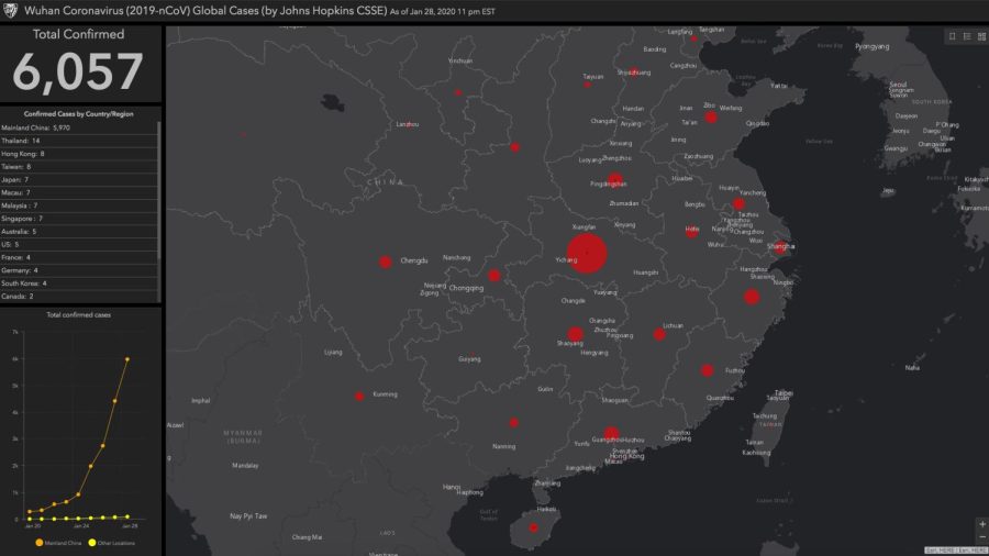 The coronavirus case map updates in real time as global health agencies confirm more cases.