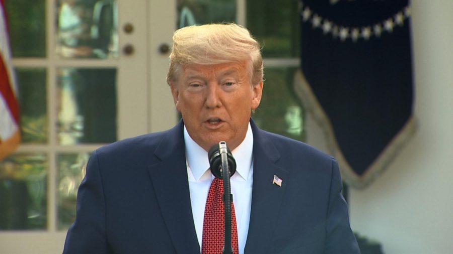 President Donald Trump acknowledged Sunday for the first time that deaths in the United States from coronavirus could reach 100,000 or more, adding that if the death toll stays at or below 100,000, "we all together have done a very good job."