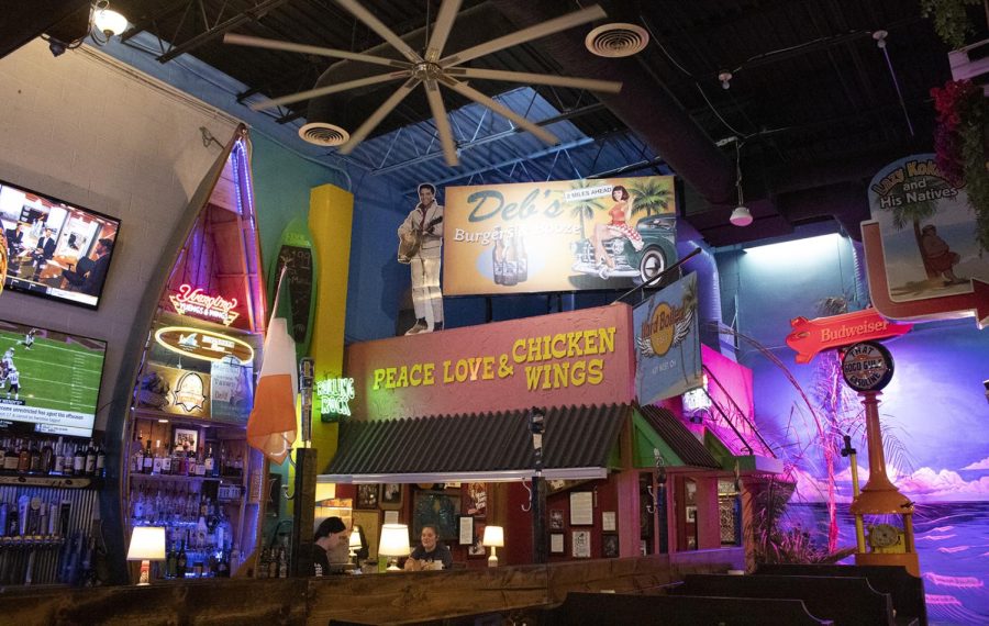 Mike's Place, located at 1700 S. Water Street, is known for its extravagant decor. 