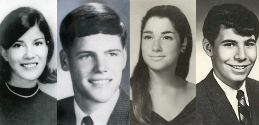 Pictured are the four Kent State University students who were killed on May 4, 1970. From left to right are Allison Krause, William Schroeder, Sandra Scheuer and Jeffrey Miller.