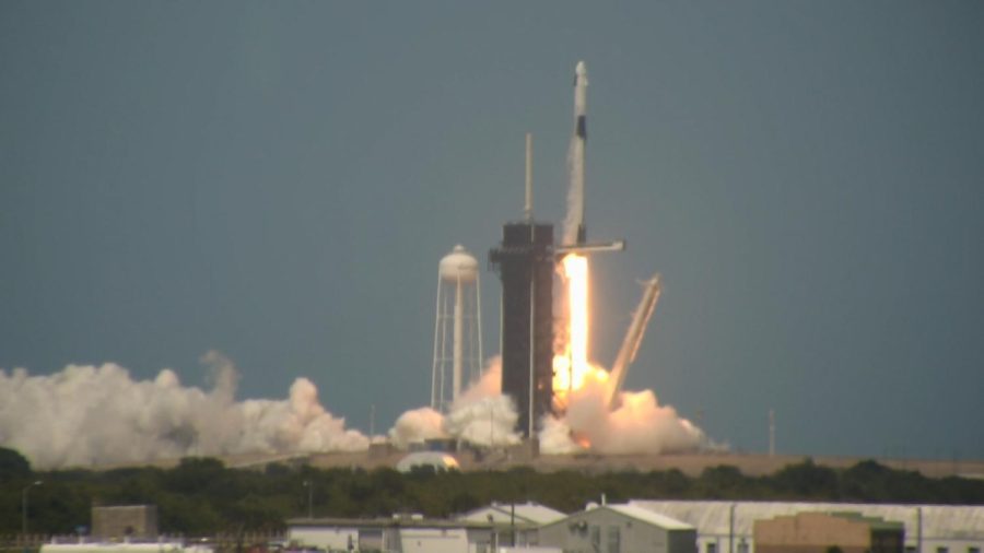 A SpaceX rocket and spacecraft carrying two NASA astronauts soared into outer space Saturday — marking the first time humans have traveled into Earth's orbit from US soil in nearly a decade.