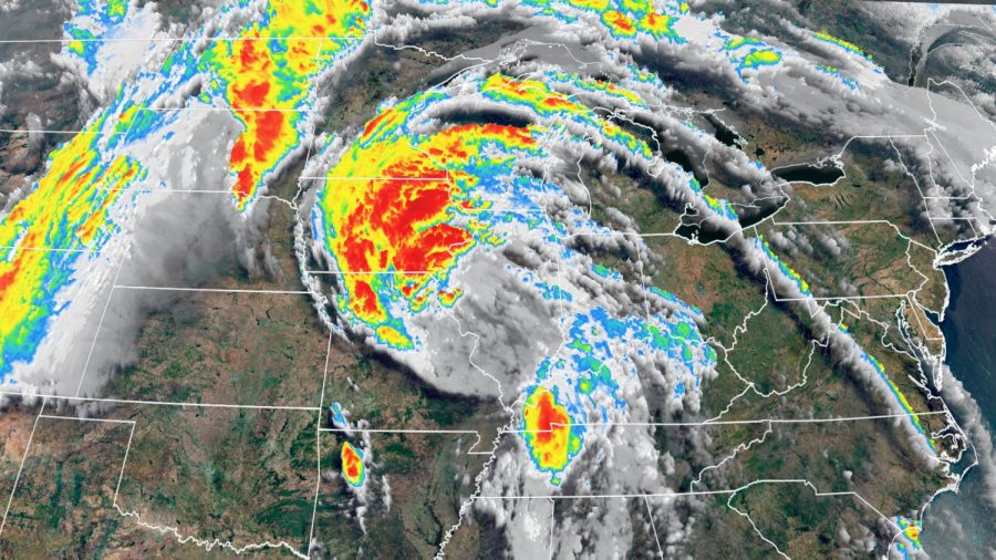 Cristobal's remnants are providing a very moist environment for these storms to thrive.