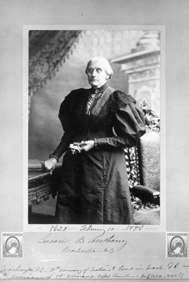 Susan B. Anthony received a presidential pardon this week, almost 150 years after she was arrested and convicted for voting as a woman.