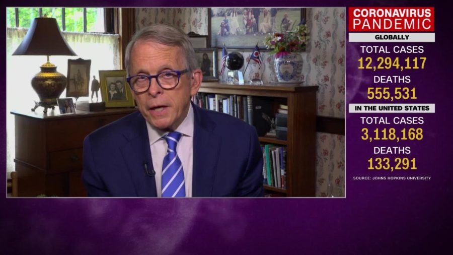 Ohio Gov. Mike Dewine said that he has not been contacted by the White House about potential Covid-19 exposure in his state after President Donald Trump tested positive for the virus days after his Cleveland debate.