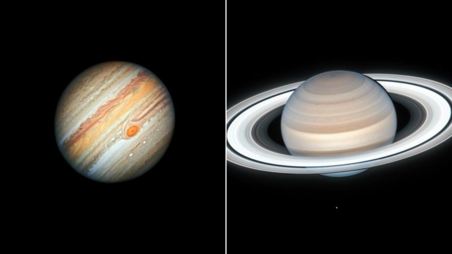 The two largest planets in our solar system are coming closer together than they have been since the Middle Ages, and it's happening just in time for Christmas -- hence the nickname of the "Christmas Star."