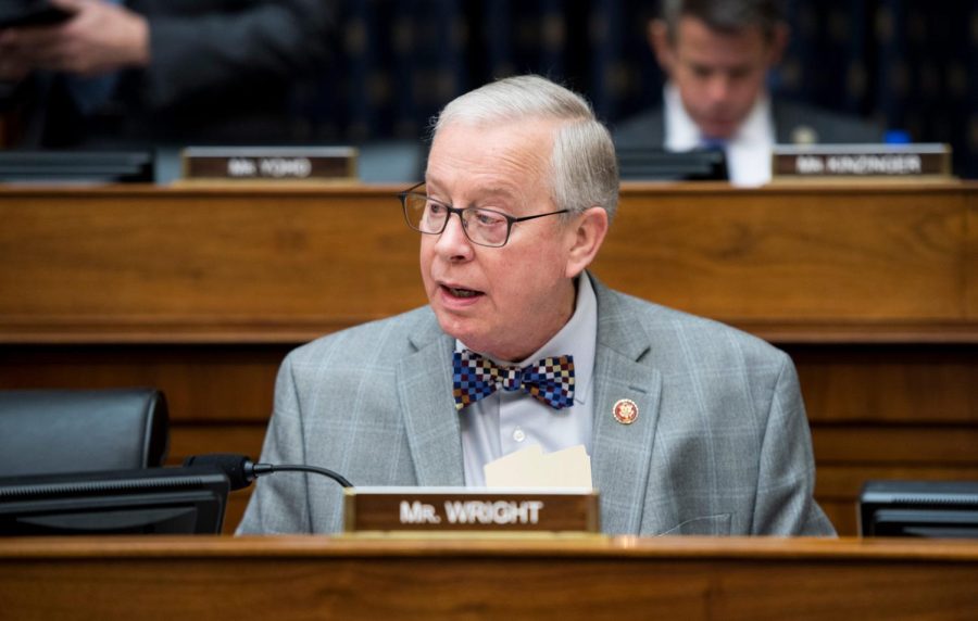 UNITED STATES - MARCH 13: Rep. Ron Wright, R-Texas, takes his seat for the House Foreign Affairs Committee hearing on "NATO at 70: An Indispensable Alliance" on Wednesday, March 13, 2019. (Photo By Bill Clark/CQ Roll Call via AP Images)