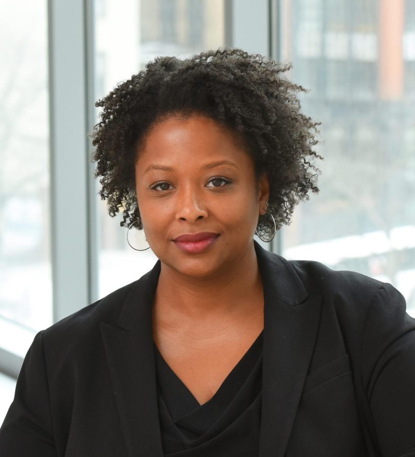 This April 14, 2015 photo provided by Philip Greenberg shows Deborah Archer in New York. Archer, a professor at New York University School of Law with expertise in civil rights and racial justice, has become the first Black person in the 101-year history of the American Civil Liberties Union to be elected its president. The ACLU announced Monday, Feb. 1, 2021, that Archer was elected over the weekend in a virtual meeting of the organization’s 69-member board of directors. (Philip Greenberg via AP)