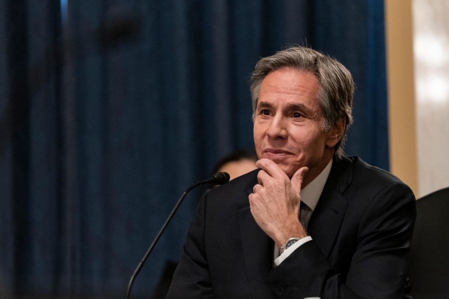 Antony Blinken speaks during his confirmation hearing to be Secretary of State before the US Senate Foreign Relations Committee on January 19, 2021 in Washington, DC.