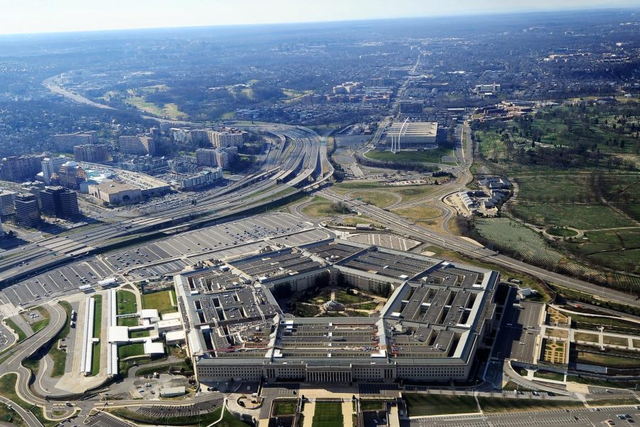 This picture taken 26 December 2011 shows the Pentagon building in Washington, DC. The Pentagon, which is the headquarters of the United States Department of Defense (DOD), is the world's largest office building by floor area, with about 6,500,000 sq ft (600,000 m2), of which 3,700,000 sq ft (340,000 m2) are used as offices. Approximately 23,000 military and civilian employees and about 3,000 non-defense support personnel work in the Pentagon. AFP PHOTO (Photo credit should read STAFF/AFP via Getty Images)